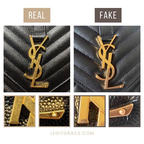 how to tell if ysl purse is real|ysl bag knock off.